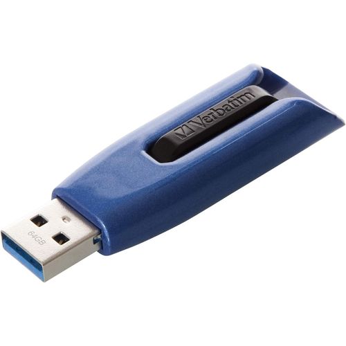 ChenQuanSarl-Clé Usb Store 'N' Go V3 I Usb 3.2 Gen 1 I 64 Go I Avec Mécanisme Coulissant I Interface Superspeed I Stockage Externe Pour Ordinateurs Portables, Etc. I Bleu / Noir