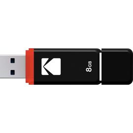Lot de 3 Clés USB 8Go Classic K102 Series - Clef USB Compatibilité Universelle USB 2.0 - USB Key 54x12x6mm - Vitesse de Lecture 15MB/s Max - Vitesse d'Écriture 5MB/s Max - Noir et Rouge
