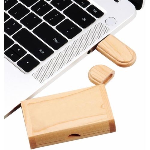 Clé USB 2.0 16 Go en bois avec boîte en bois (2.0 16 Go)
