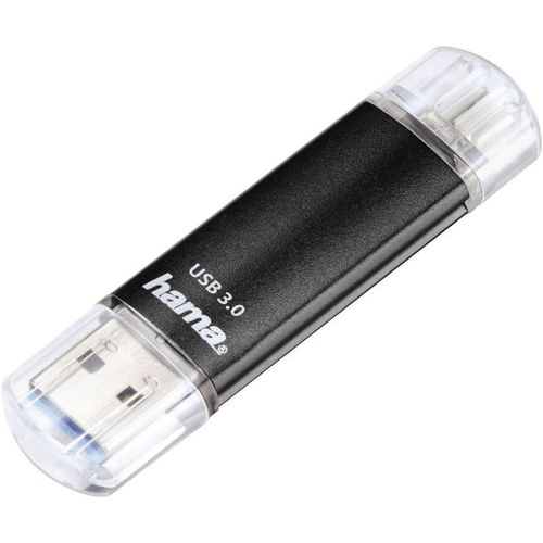 ChenQuanSarl-Clé Usb 3.0 ""Laeta Twin (Flas en, Otg, Aluminium, Usb 3.0, Jusqu'À 40 Mo/S, 64Gb) Noir