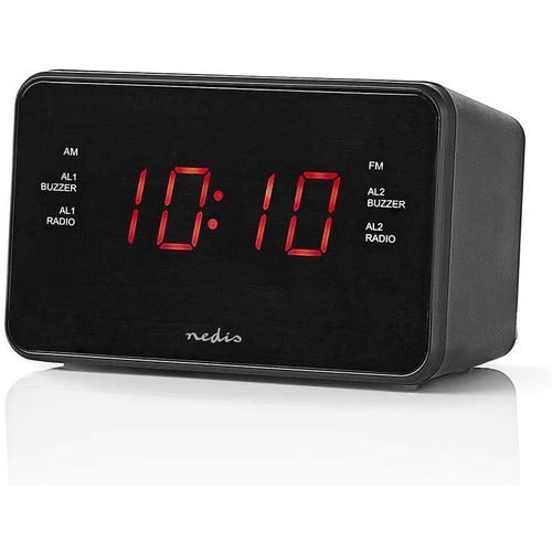 Radio-Réveil Numérique Pa Ntaille Led De 0,9"" Fm