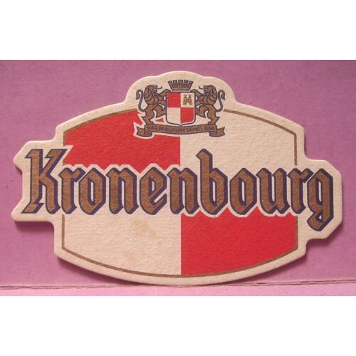 Sous-Bock Kronenbourg - Hatt Brasseurs Depuis 1664 " - Stylé
