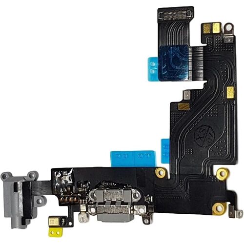 Jgd-Connecteur De Charge Compatible Avec Iphone 6 Plus - Nappe Interne Charging Port, Gris Fonce (A1522, A1524, A1593)