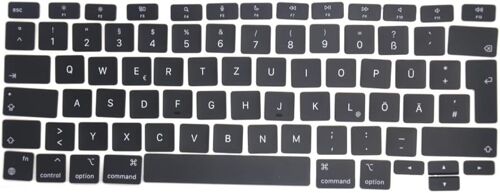 Clavier de rechange - Jeu complet de touches de rechange - GR DE Allemagne - QWERTZ - Compatible avec MacBook Air 13,3"" modèle A2337 M1 2020-2021 année EMC 3598
