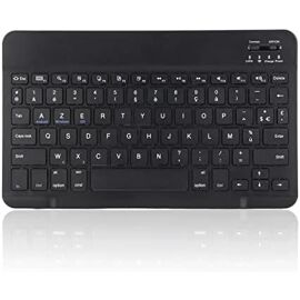 Clavier Souris Sans Fil 2.4G OMOTON AZERTY - Silencieux Ergonomique Avec Repose-Poignet