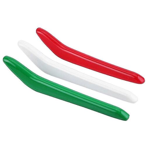 3pcs Car Grill Insert Trim For 2017-2018 Car Glossy Front Grille Stripes Decor Exterior Styling