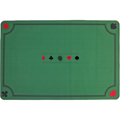 Tapis De Jeu - Jeu De Cartes - 140352 - Vert - Antidérapant - 2 À 6 Joueurs - Cartes À Jouer - Jeux De Société - Confortable - Belote - Poker - Tarot - Contrée - 60 Cm X 40 Cm[Z943]