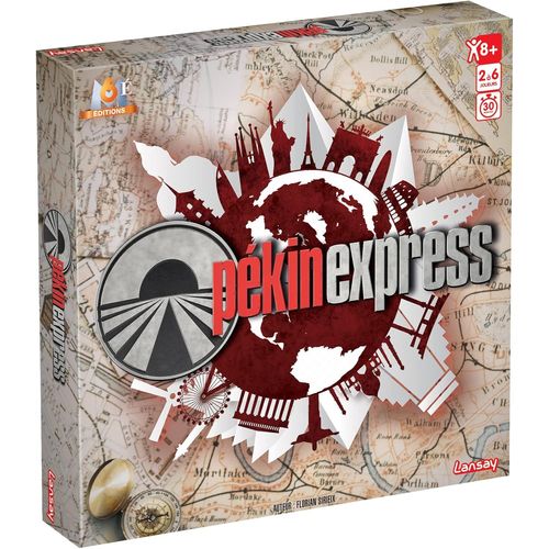 Nsiecd-- Pékin Express - Le Jeu Du Détective Chinois - Jeu De Société Enfant Dès 8 Ans - 2 À 6 Joueurs - Jeu De Plateau Avec 50 Énigmes À Résoudre - Jouer En Famille Ou Entre Amis