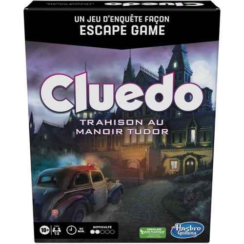 Eryi-Cluedo Trahison Au Manoir Tudor, Jeu De Détective Escape Game, Jeu De Famille, 1-6 Joueurs, Dès 6 Ans, Jeux De Société