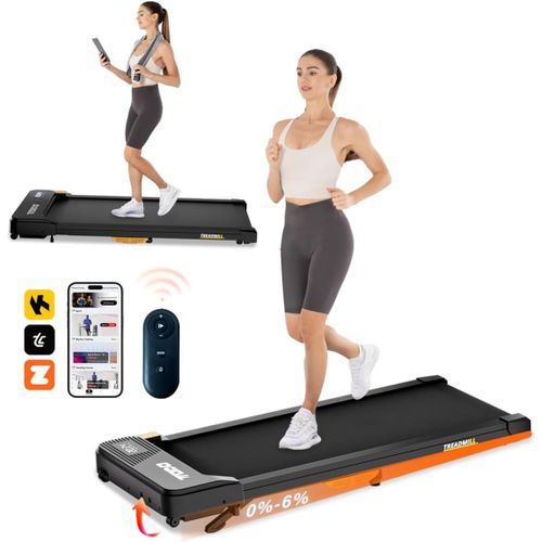 Chenquansarl-Tapis De Course, Tapis De Marche Inclinable, 1-6km/H Walking Pad Électrique, Tapis Marche Vec Télécommande Et App Pour Maison Et Bureau, 2.5 Moteur