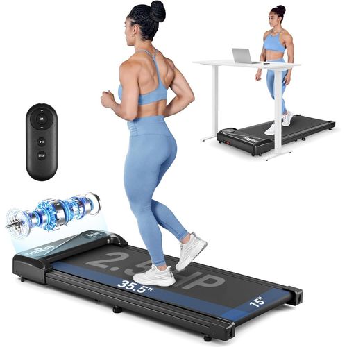 Chenquansarl-Tapis De Course Portable Pour La Maison Et Le Bureau, Walking Pad Électrique Moteur 2.5 Tapis Roulant 6km/H Avec Télécommande, Écran Lcd,Capacité 120 Kg