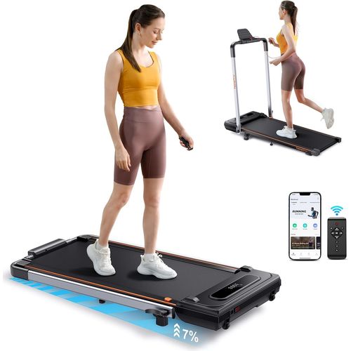 Chenquansarl-Tapis De Marche Électrique Pliable, Inclinable - 2,25 Walking Pad Pliable Pour Maison Et Bureau - Tapis De Course Avec Écran Led, Deck Amortissant - Treadmill Futuriste Et Compact