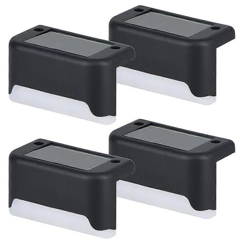 Éclairage Extérieur Efficace Sans Fil (Paquet De 4) Cellules Solaires Noir Chaud