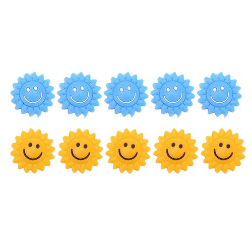 10pcs Raquette De Tennis En Silicone Amortisseurs De Vibrations Tournesol Raquette De Tennis Amortisseur