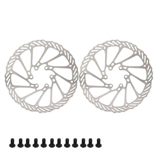 2 Disques De Frein À Disque De Vélo Légers À Dissipation Thermique Rapide En Acier À Haute Dureté Freins À Disque De Vélo De Montagne 180mm / 7,1 Pouces
