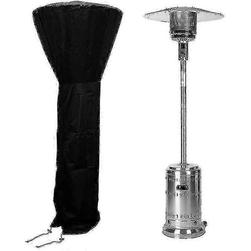 210d noir robuste étanche debout chauffage de terrasse couverture housses de chauffage