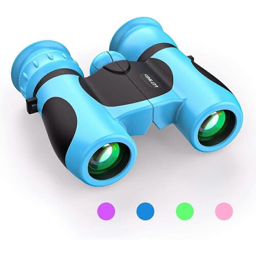 Jumelles compactes étanches pour enfants 8x21 - Jouets d'extérieur et cadeaux pour enfants [Pour l'observation