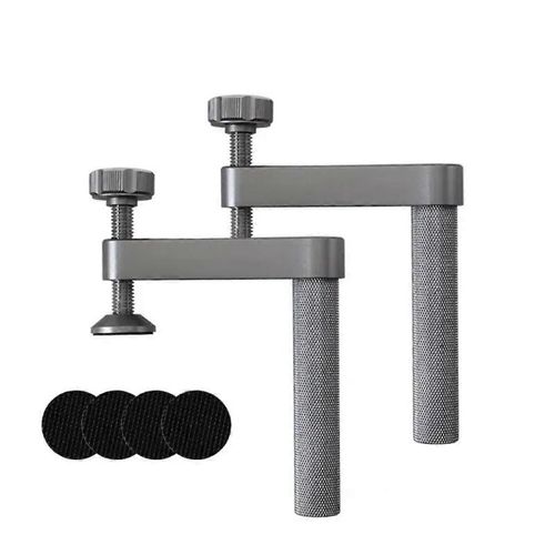 2pcs Banc Dog Clamp Avec Tampon Antidérapant 19mm Pour Outil De Travail Du Bois