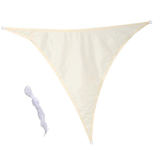 Voile D'ombrage Imperméable,Auvent De Piscine Anti-Uv,Beige-Jaune,A