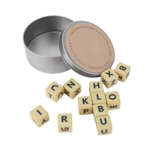 Le jeu de mots croisés multifonctionnel dés lettre collage voyage a