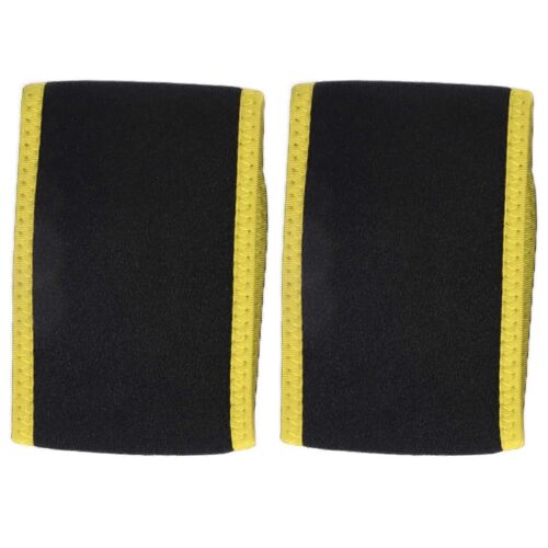 2pcs Attelle De Support De Poignet Crochet Et Boucle Sangle De Poignet Réglable Attelle De Poignet Réversible (Jaune Noir)