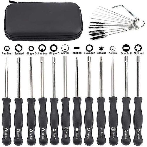 Packof12 Outil de réglage de carburateur Kit de réglage de carburateur pour petit débroussailleuse à 2 cycles