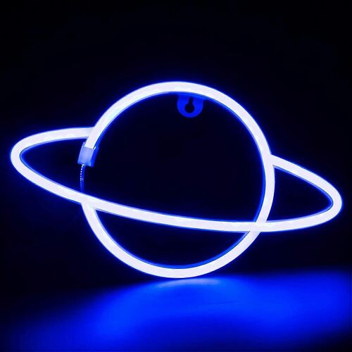 Néons Enseignes Planète Lumières pour Chambre Décoration Murale Batterie & USB Esthétique Néon Led Esthétique