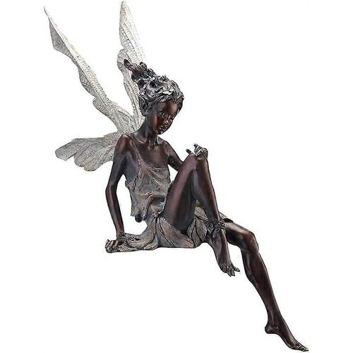 Statuette Décorative,Statue De Fée,Statue De Jardin De Fées,Ornement De Fée,Haute Figurine,Résine Craft,Dec