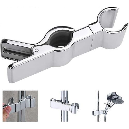 Support de douche à main relevable en alliage de zinc, support de douche à main remplaçable, support de pommeau de douche chromé de 18 à 25 mm