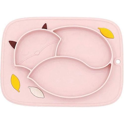 Assiette En Silicone Avec Napperon Intégré Pour Nourrissons - Assiettes En Silicone Pour Tout-Petits - Bébé
