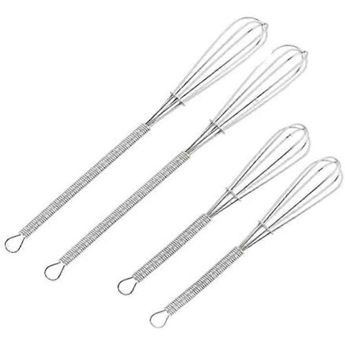 Mini Fouets De Cuisine En Fil Métallique - Chacun De 2 Pièces 5 Pouces Et 7 Pouces