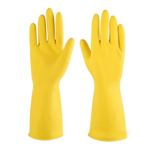3 Paires De Gants De Nettoyage En Caoutchouc Pour Usage Domestique, Gants De Vaisselle De Cuisine, Réutilisables