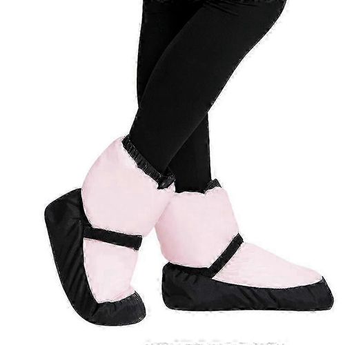 Chaussures De Danse Classique Chaudes Bottes D'exercice Courtes Rembourrées Pour Femmes Chaussures En Coton
