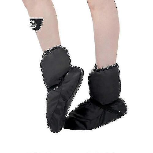 Chaussures De Danse De Ballet Chaudes Et Rembourrées Pour Femmes, Bottes D'exercice Courtes En Coton