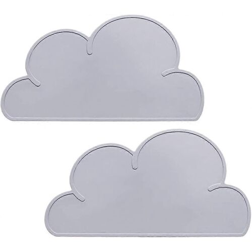 Lot De 2 Sets De Table Pour Enfants, Coussinets Antidérapants En Silicone, Plateau D'alimentation Antiadhésif Résistant À La Chaleur Pour Bébé