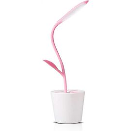 Lampe De Bureau Pour Enfants, Flexible À 360°, 3 Niveaux De Luminosité, Lampe De Bureau Led Avec Interrupteur Tactile, Lampe De Chevet À Intensité Variable Avec Porte-Stylo Pour La Lecture Dans La Chambre Des Enfants