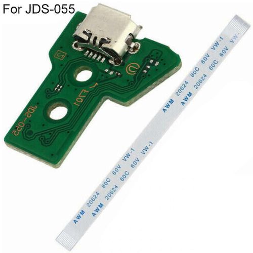 Carte De Port De Charge Câble Flexible Léger Et Précis À 12 Broches Carte De Prise De Port De Charge Usb Pour Sony Pour Ps4 Jds-030 / Jds-040 / Jds-055