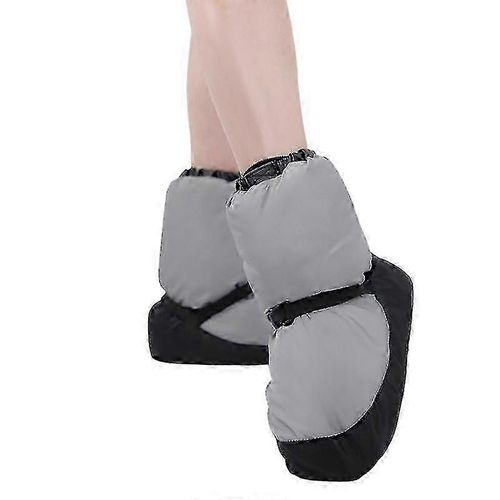 Chaussures De Danse Classique Chaudes Bottes D'exercice Courtes Rembourrées Pour Femmes Chaussures En Coton