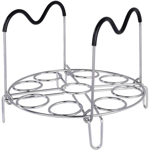 Grille de cuiseur vapeur ronde en acier inoxydable,support de grille de cuiseur vapeur porte-pizza plaque de cuisine refroidissement des aliments avec