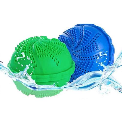 Paquet de 2 boules de lessive écologiques,boules de lavage réutilisables,améliorent l'effet de lavage,empêchent l'enchevêtrement.