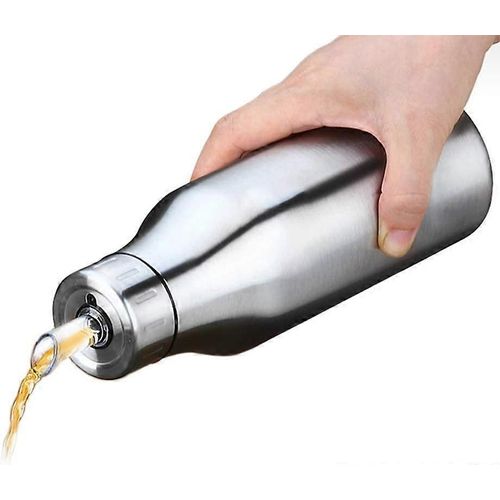 Bouteille D'huile D'olive,Distributeur D'huile Et De Vinaigre,Casserole Étanche En Acier Inoxydable,Ustensile De Cuisine