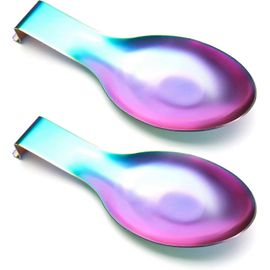 Porte-Cuillère De Couleur Arc-En-Ciel En Acier Inoxydable Pour Comptoir De Cuisine Porte-Cuillère Porte-Cuillère Pour Stov