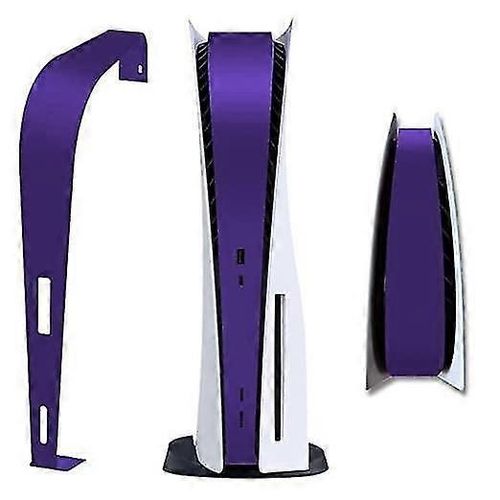 Plaques Ps5 Avec Évent,Plaques Ps5 Camouflage Grises Avec Peau Intermédiaire Ps5 Noire,Abs Dur Antichoc Coque De Remplacement Ps5 Anti-Rayures Plaques De Recouvrement Ps5-P