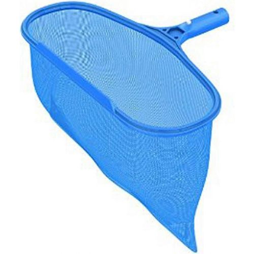 Écumeur de feuilles en filet,épuisette,filet en plastique Outil de nettoyage de l'écumeur pour étang de piscine profond chaud