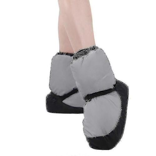 Chaussures De Danse Classique Chaudes Bottes D'exercice Courtes Rembourrées Pour Femmes Chaussures En Coton