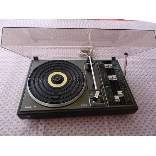 platine vinyle tourne disque radiola 410 vintage 1970