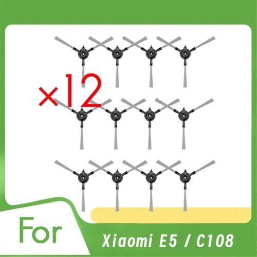 12 pcs brosse latérale pour remplacement des pièces d'aspirateur robot Xiaomi