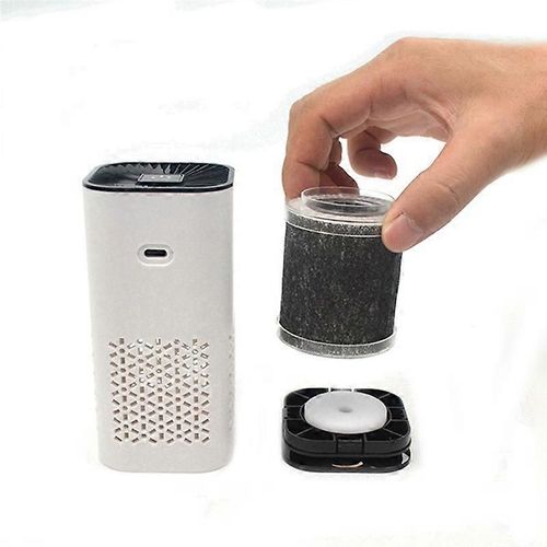 Purificateur d'air voiture générateur d'ions négatifs,blanc