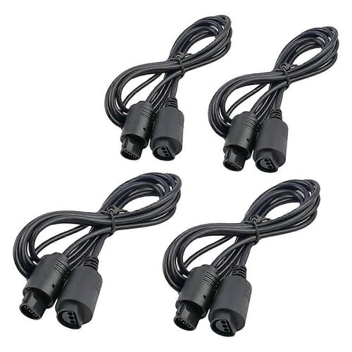Paquet De 4 Câbles D'extension De Manette N64 De 6 Pieds Pour Nintendo 64