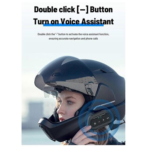 Casque de moto Casque Bluetooth Casque tanche Bruit